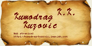 Kumodrag Kuzović vizit kartica